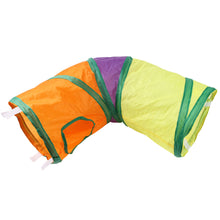 Load image into Gallery viewer, L Shape Practical Cat Tunnel Pet Tube Collapsible Play Toy Indoor Outdoor Kitty Puppy Toys for Puzzle Exercising Hiding Training Toy