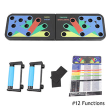 Load image into Gallery viewer, Multifunctional 12 In 1/9 In 1 Portable Push-Up Bracket Plate Chest Abdominal Lumbar Muscle Arm Training Board Home Gym Upper Limb Training Fitness Equipment