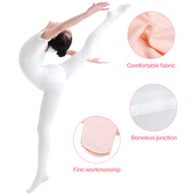 Load image into Gallery viewer, 80D/90D Children's Dance Socks Girl's Pantyhose Training Suit Ballet Socks White Leggings