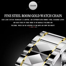 Load image into Gallery viewer, Mens Quartz Watches Brand Luxury Casual Fashion Men's Watch For Gifts Breathable Stainless Steel Waterproof Luminous Wristwatch