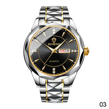 Load image into Gallery viewer, Mens Quartz Watches Brand Luxury Casual Fashion Men's Watch For Gifts Breathable Stainless Steel Waterproof Luminous Wristwatch