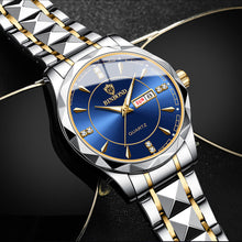 Load image into Gallery viewer, Mens Quartz Watches Brand Luxury Casual Fashion Men's Watch For Gifts Breathable Stainless Steel Waterproof Luminous Wristwatch
