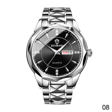 Load image into Gallery viewer, Mens Quartz Watches Brand Luxury Casual Fashion Men's Watch For Gifts Breathable Stainless Steel Waterproof Luminous Wristwatch