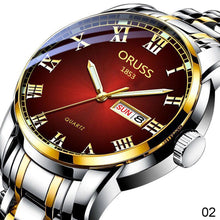 Load image into Gallery viewer, Mens Quartz Watches Brand Luxury Casual Fashion Men's Watch For Gifts Breathable Stainless Steel Waterproof Luminous Wristwatch