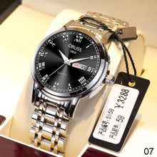 Load image into Gallery viewer, Mens Quartz Watches Brand Luxury Casual Fashion Men's Watch For Gifts Breathable Stainless Steel Waterproof Luminous Wristwatch