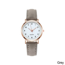 Load image into Gallery viewer, Fashion Women Watch Casual Leather Belt Watches Simple Ladies' Small Dial Quartz Clock Dress Wristwatches