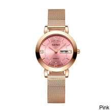 Load image into Gallery viewer, Luxury Rose Gold Watch Women Bracelet Watches Top Brand Ladies Casual Quartz Watch Steel Women's Wristwatch