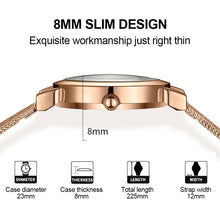 Load image into Gallery viewer, Luxury Rose Gold Watch Women Bracelet Watches Top Brand Ladies Casual Quartz Watch Steel Women's Wristwatch