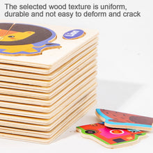 Load image into Gallery viewer, Baby Wooden Toys 3D Puzzle Cartoon Animal Vehicle Wood Puzzle Game Intelligence Jigsaw Puzzle Educational Toys for Children