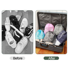 Load image into Gallery viewer, Non-woven Shoes Storage Bag Dustproof Package Bag Closet Organizer Travel Portable Bag Waterproof Clothes Classified Pocket Bag