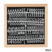 Load image into Gallery viewer, Wooden Felt Letters Board Cork Oak Message Board Photo Frame Ornaments Children Room Playboard Wall Decor