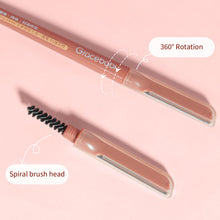 Load image into Gallery viewer, Natural Waterproof Solid Eye Brow Pencil with Brush Anti-sweat Eyebrow Trimmer Long Lasting Eyebrow Pencil Beauty Makeup