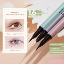 Load image into Gallery viewer, Slender Colorful Smooth Eyeliner Liquid Pen Fast Drying Sweatproof Waterproof Oil Proof Non Smudging Color Eyeliner Pen