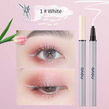 Load image into Gallery viewer, Slender Colorful Smooth Eyeliner Liquid Pen Fast Drying Sweatproof Waterproof Oil Proof Non Smudging Color Eyeliner Pen
