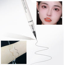 Load image into Gallery viewer, Double Head Eyeliner Liquid Pen Fast Drying Durable Long Lasting Ultra Fine Waterproof Oil Proof Silkworm Laying Pen Cosmetics
