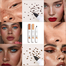 Load image into Gallery viewer, Natural Simulation Freckle Pen Color Rendering Waterproof Soft Brown Long Lasting Waterproof Dot Spot Pen Makeup Cosmetics