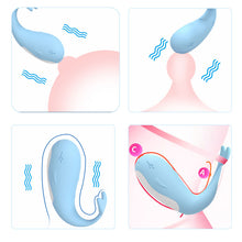 Load image into Gallery viewer, Whales Wearing Egg Jumping Female Masturbation Device Silent Remote Control Vibrating Stick Toy Massage Stick Masturbation Device