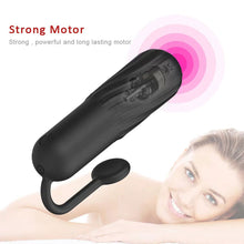 Load image into Gallery viewer, 10 Frequency Strong Vibration Silicone Bullet Head Jumping Egg with Tail Women's Fun Masturator Vibrating Massage Stick
