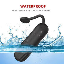 Load image into Gallery viewer, 10 Frequency Strong Vibration Silicone Bullet Head Jumping Egg with Tail Women's Fun Masturator Vibrating Massage Stick