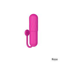 Load image into Gallery viewer, 10 Frequency Strong Vibration Silicone Bullet Head Jumping Egg with Tail Women's Fun Masturator Vibrating Massage Stick