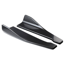 Load image into Gallery viewer, Universal 2Pcs Car Front Rear Bumper Strip Lip Carbon Fiber Car Winglets Side Skirt Extension Cover Spoiler Diffuser Splitter Scratch Protector