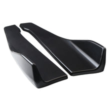 Load image into Gallery viewer, Universal 2Pcs Car Front Rear Bumper Strip Lip Carbon Fiber Car Winglets Side Skirt Extension Cover Spoiler Diffuser Splitter Scratch Protector