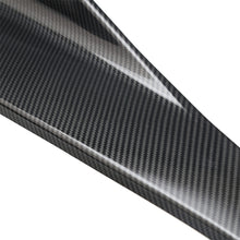 Load image into Gallery viewer, Universal 2Pcs Car Front Rear Bumper Strip Lip Carbon Fiber Car Winglets Side Skirt Extension Cover Spoiler Diffuser Splitter Scratch Protector