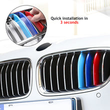 Load image into Gallery viewer, 3pcs Car Front Grille Trim Strips For BMW 1 Series E81 E82 E87 E88 2003 2004 2005 2006 2007 2008 2009 2010 2011 M Power Performance Grill Accessories