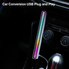 Load image into Gallery viewer, RGB Sound Control LED Light Pickup Lights Voice Activated Rhythm Light RGB Color LED Lamp Bar Of Music Ambient Light