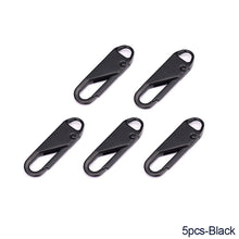 Load image into Gallery viewer, 5PCS DIY Zipper Slider Puller Instant Zipper Repair Kit Replacement For Broken Buckle Travel Bag Suitcase Zipper Head