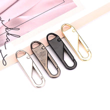 Load image into Gallery viewer, 5PCS DIY Zipper Slider Puller Instant Zipper Repair Kit Replacement For Broken Buckle Travel Bag Suitcase Zipper Head
