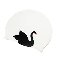 Load image into Gallery viewer, Kids Teens Adults Waterproof Elastic Fabric Swim Caps Swimming Cap Girls Cute Cartoon Durable Silicone Swim Caps For Long Hair