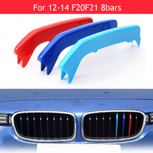 Load image into Gallery viewer, 3pcs/Set M Power Car Racing Front Grille Trim Strips For BMW SERIES 1 For BMW 2012-2014 F20 F21 8 Rod Performance