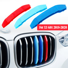 Load image into Gallery viewer, 3pcs Car Racing Front Grille Trim Strips For BMW X3 G01 2018-2020 M Power Performance Grill Accessories