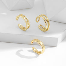 Load image into Gallery viewer, 3pcs/set Alloy Rings Set Fashion Temperamental Opening Adjustable Rings Jewelry Accessory for Women