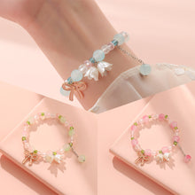 Load image into Gallery viewer, Flower Beaded Bracelet Fashion Simple Adjustable Gradient Beaded Bracelet Hand Jewelry Accessory