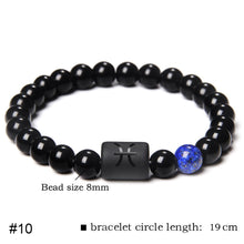 Load image into Gallery viewer, 12 Constellations Creative Fashion Bracelet Adjustable Elastic Rope Beaded Bracelet Jewelry Gift for Men Women