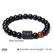 Load image into Gallery viewer, 12 Constellations Creative Fashion Bracelet Adjustable Elastic Rope Beaded Bracelet Jewelry Gift for Men Women
