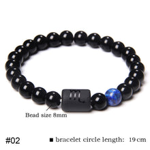 Load image into Gallery viewer, 12 Constellations Creative Fashion Bracelet Adjustable Elastic Rope Beaded Bracelet Jewelry Gift for Men Women