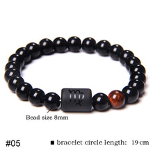 Load image into Gallery viewer, 12 Constellations Creative Fashion Bracelet Adjustable Elastic Rope Beaded Bracelet Jewelry Gift for Men Women
