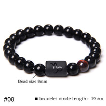 Load image into Gallery viewer, 12 Constellations Creative Fashion Bracelet Adjustable Elastic Rope Beaded Bracelet Jewelry Gift for Men Women
