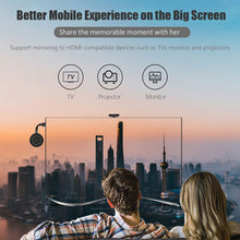 Load image into Gallery viewer, G10 2.4G/5G 4K Wireless HDMI-compatible 1080P Wifi Display Dongle Mirror Airplay DLNA Receiver for Projector HDTV