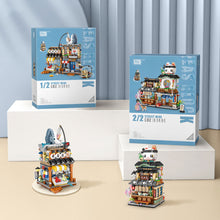 Load image into Gallery viewer, Lzakaya Small Granular Building Blocks Japanese Street View Puzzle Toys Festival Gift DIY Diamond Bricks Toys for Kids Adults Gift