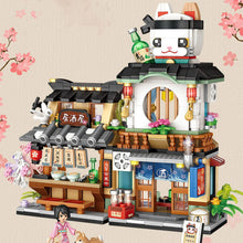 Load image into Gallery viewer, Lzakaya Small Granular Building Blocks Japanese Street View Puzzle Toys Festival Gift DIY Diamond Bricks Toys for Kids Adults Gift