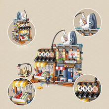 Load image into Gallery viewer, Lzakaya Small Granular Building Blocks Japanese Street View Puzzle Toys Festival Gift DIY Diamond Bricks Toys for Kids Adults Gift