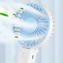 Load image into Gallery viewer, Handheld Mini Fan Portable Desktop USB Charging Fan 3 Speeds Adujustable Summer Cooling Fan for Home Outdoor