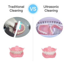 Load image into Gallery viewer, 600ml Ultrasonic Cleaning Machine Wash Cleaner Bath Timer for Jewelry Glasses Manicure Dental Razor Brush Ultrasound Sonic