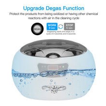 Load image into Gallery viewer, 600ml Ultrasonic Cleaning Machine Wash Cleaner Bath Timer for Jewelry Glasses Manicure Dental Razor Brush Ultrasound Sonic
