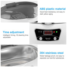 Load image into Gallery viewer, 600ml Ultrasonic Cleaning Machine Wash Cleaner Bath Timer for Jewelry Glasses Manicure Dental Razor Brush Ultrasound Sonic