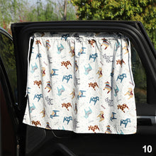 Load image into Gallery viewer, Universal Cute Cartoon Bear Car Sun Shade Curtains Car Styling Rear Side Window Windshield Sunshade Protect Window Curtains